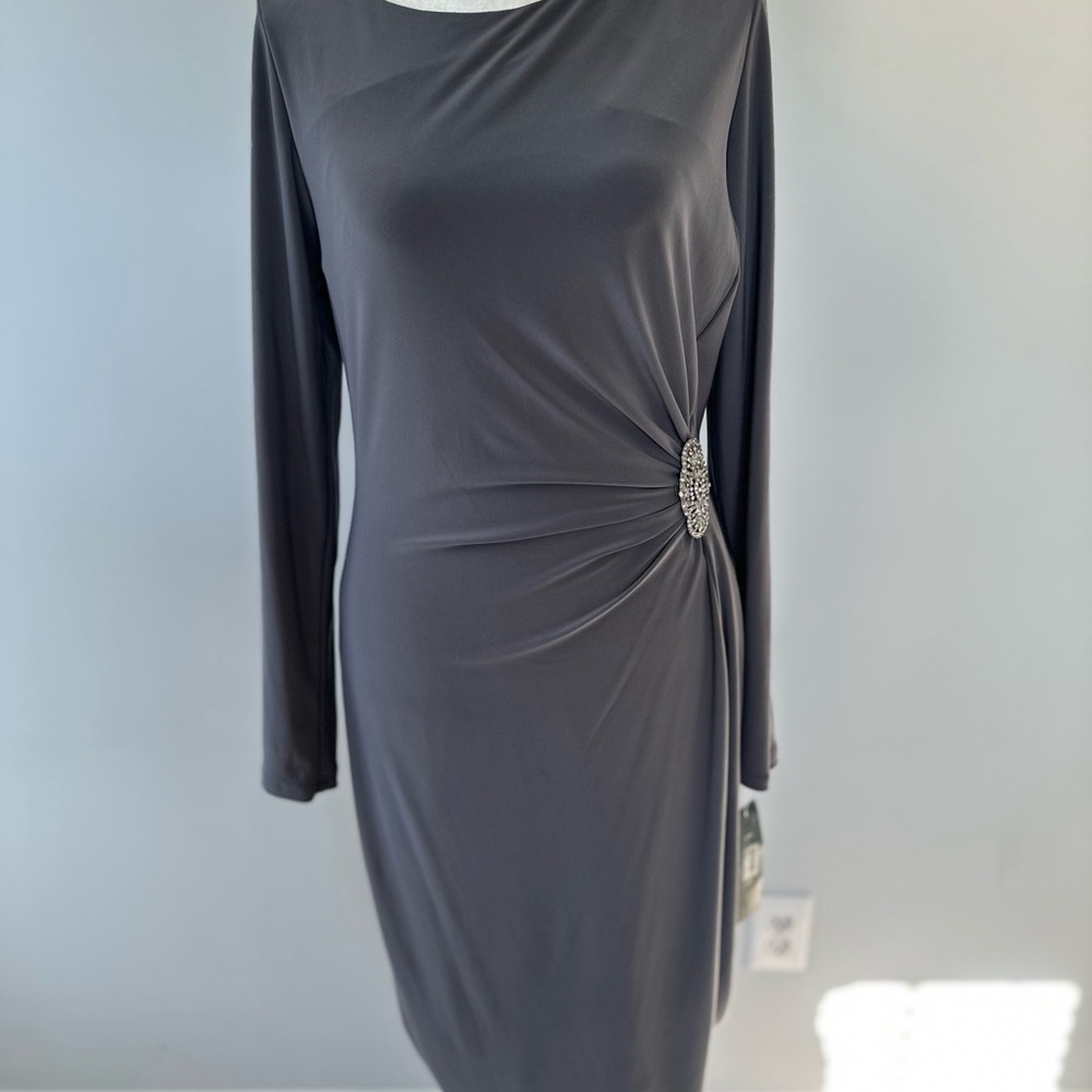 RALPH LAUREN Gray dress NWT